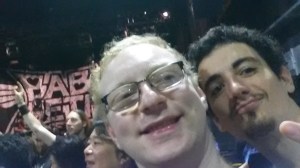 Me and my new friend Itamar.